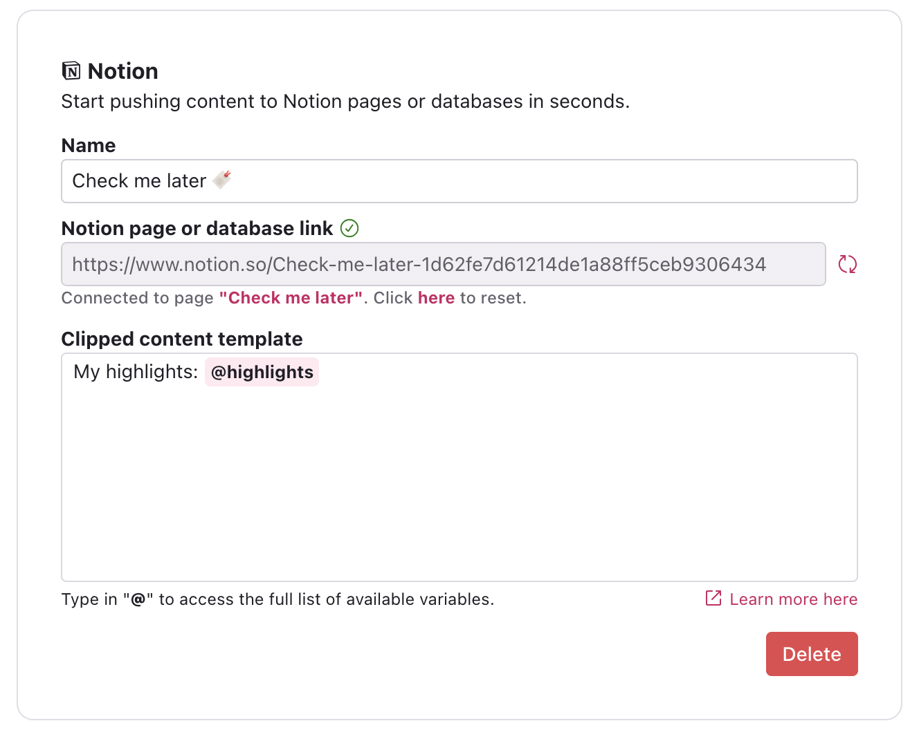 Setting up a Notion workflow